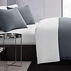 Alternate image 1 for Vera Wang&reg; Waffle Pique 3-Piece King Duvet Cover Set in Midnight Blue