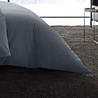 Alternate image 2 for Vera Wang&reg; Waffle Pique 3-Piece King Duvet Cover Set in Midnight Blue