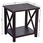 Alternate image 1 for Bee &amp; Willow&trade; Crossey End Table in Carbonized Wood