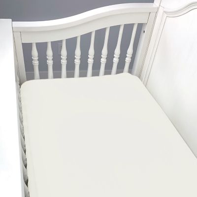 ivory crib sheet