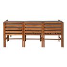 Alternate image 5 for Forest Gate&trade; 4-Piece Modular Acacia Wood Patio Sectional Set in Brown/Grey