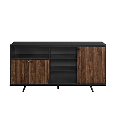 Forest Gate&trade; Grace 60-Inch 3-Door Sideboard in Black/Dark Walnut. View a larger version of this product image.