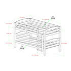 Alternate image 8 for Forest Gate&trade; Twin Over Twin Bunk Bed with Trundle in Black