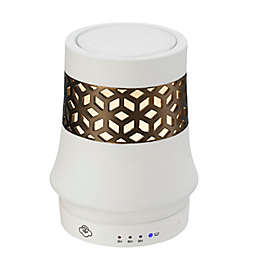 Serene House® Lozenge Ceramic Wax Melt Warmer with Timer in White