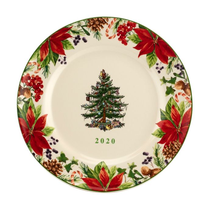 Spode Christmas Tree 8 Inch 2020 Annual Collector S Plate In White Bed Bath Beyond