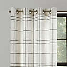 Alternate image 1 for Mercantile Altura Plaid 84-inch Grommet Window Panel in Ivory (Single)