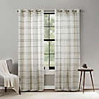 Alternate image 0 for Mercantile Altura Plaid 84-inch Grommet Window Panel in Ivory (Single)