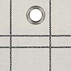 Alternate image 4 for Mercantile Altura Plaid 84-inch Grommet Window Panel in Ivory (Single)