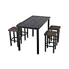 Alternate image 2 for Barrington 5-Piece High Patio Dining Set in Brown