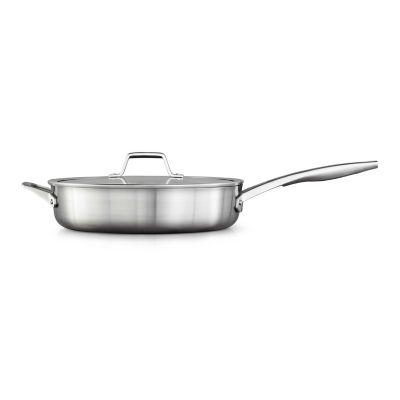 Calphalon&reg; Premier&trade; Stainless Steel 5 qt. Covered Saute Pan with Helper Handle