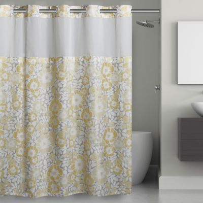 Fan Floral Hookless Shower Curtain | Bed Bath and Beyond Canada