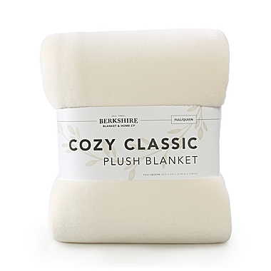 Berkshire Blanket&reg; Serasoft&reg; Twin Plush Blanket in Cream. View a larger version of this product image.