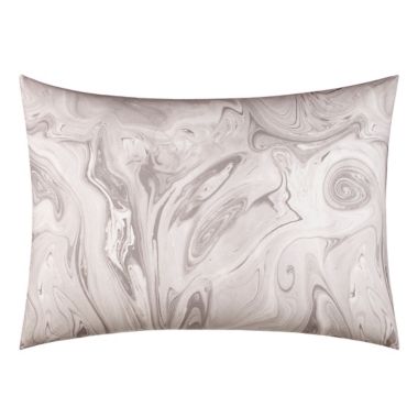 Vera Wang&reg; Marbled King Pillow Sham in French Grey. View a larger version of this product image.