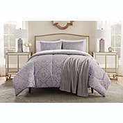 Lilly 8-Piece King Comforter Set in Purple