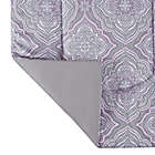 Alternate image 1 for Lilly 8-Piece King Comforter Set in Purple