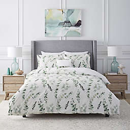 Pointehaven Eucalyptus Combed Cotton 6-Piece Full/Queen Comforter Set in Sage