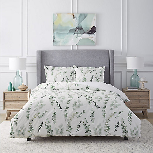Pointehaven 3 Piece Printed Duvet Cover, Bed Bath And Beyond White King Duvet Cover