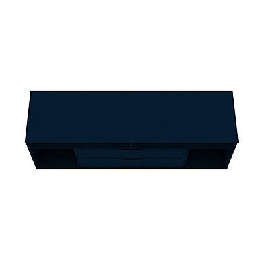 Manhattan Comfort&copy; Rockefeller 62.99-Inch TV Stand in Midnight Blue. View a larger version of this product image.