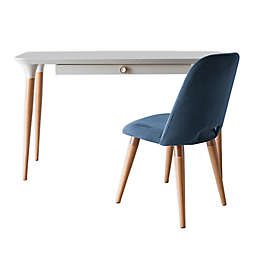 Manhattan Comfort© HomeDock Office Desk and Selina Chair Set
