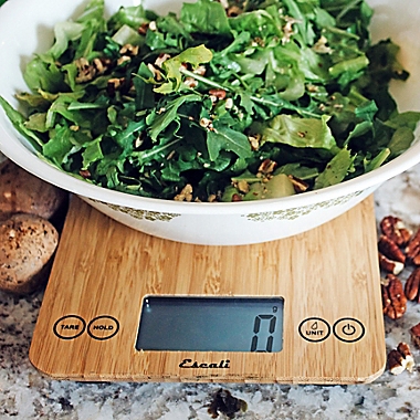 Escali&reg; Bamboo Arti 15-Pound Food Scale. View a larger version of this product image.