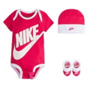 Nike Size 0-6M Futura Logo 3-Piece Box Set