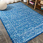Alternate image 2 for JONATHAN Y Azul Filigree 4&#39; x 6&#39; Area Rug in Blue and White Blue