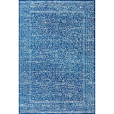 JONATHAN Y Azul Filigree 4&#39; x 6&#39; Area Rug in Blue and White Blue. View a larger version of this product image.