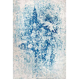 JONATHAN Y Dune Modern Abstract 8' x 10' Area Rug in Cream/Blue
