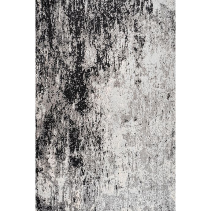 Jonathan Y Storm Modern Abstract Gray Cream Area Rug Bed Bath Beyond