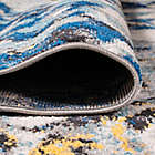 Alternate image 8 for JONATHAN Y Pebble Navy & Gray Marbled Abstract Dark Gray/Blue 8&#39; x 10&#39;Area Rug