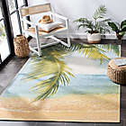 Alternate image 1 for Safavieh Barbados Tropical 8&#39; x 10&#39;5&quot; Indoor/Outdoor Area Rug in Gold