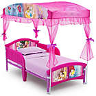 Alternate image 0 for Delta Children&reg; Disney&reg; Princess Canopy Toddler Bed in Pink
