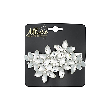 Allure Barrette in Crystal/Clear. View a larger version of this product image.