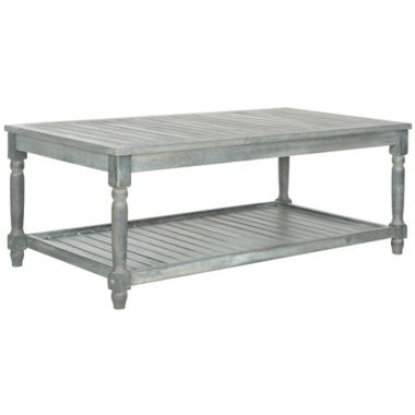 Safavieh Oakley All-Weather Acacia Wood Coffee Table in Ash Grey | Bed Bath  & Beyond