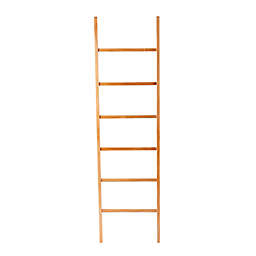 Bedwell Freestanding Wooden Ladder Rack in Natural