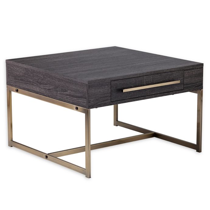 Akmonton Square Coffee Table In Black Bed Bath And Beyond Canada