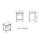 Alternate image 1 for Alaterre Simplicity Nightstand in Dove Grey