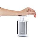 Alternate image 2 for Joseph Joseph&reg; Presto Stainless Steel Soap Dispenser in White
