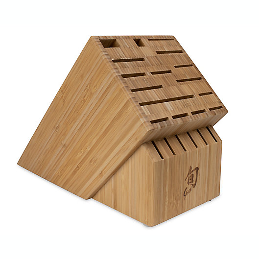Alternate image 1 for Shun Classic 22-Slot Bamboo Block
