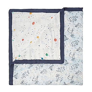 aden + anais&trade; Stargaze Silky Soft Dream Blanket in Blue. View a larger version of this product image.