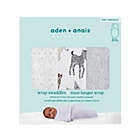 Alternate image 1 for aden + anais&trade; essentials easy swaddle&trade; Size 0-3M 3-Pack Wrap Swaddles in Grey