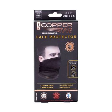 Copper Fit&reg; GuardWell Face Protector in Grey. View a larger version of this product image.