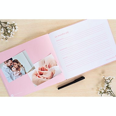 Pearhead&reg; Little Blossoms Baby Memory Book in Pink. View a larger version of this product image.