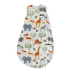 Loulou Lollipop Lightweight Muslin Sleep Bag in Safari Jungle