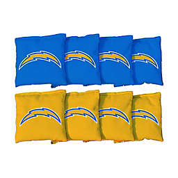 NFL Los Angeles Chargers 16 oz. Duck Cloth Cornhole Bean Bags (Set of 8)