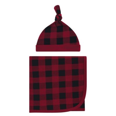 plaid swaddle blanket