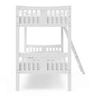 Alternate image 3 for Storkcraft Caribou Twin Bunk Bed in White