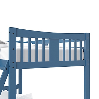 Storkcraft Caribou Twin Bunk Bed in Navy. View a larger version of this product image.
