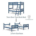 Alternate image 5 for Storkcraft Caribou Twin Bunk Bed in Navy