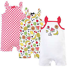 Touched by Nature® 3-Pack Fruit Organic Cotton Rompers